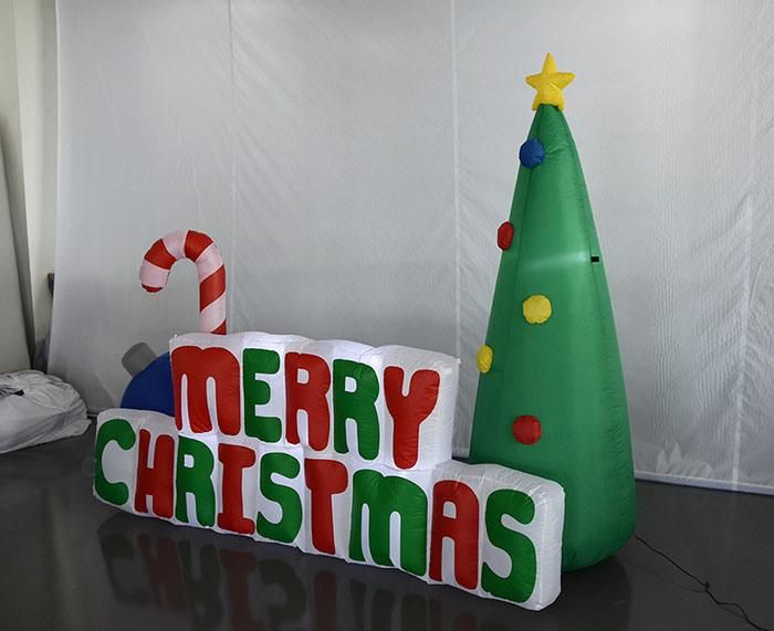 High Quality Christmas Inflatable Santa Claus Inflatable Christmas Tree Indoor