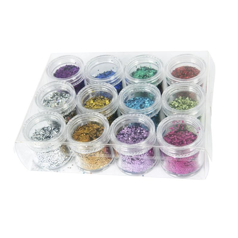 2020 New Bottle Cosmetic Powder Glitters, Christmas Sparkle Craft Iridescent Tumbler Glitter
