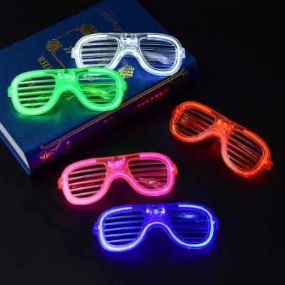 Light up Neon Rave Glasses Glow Flashing Party LED Sunglasses