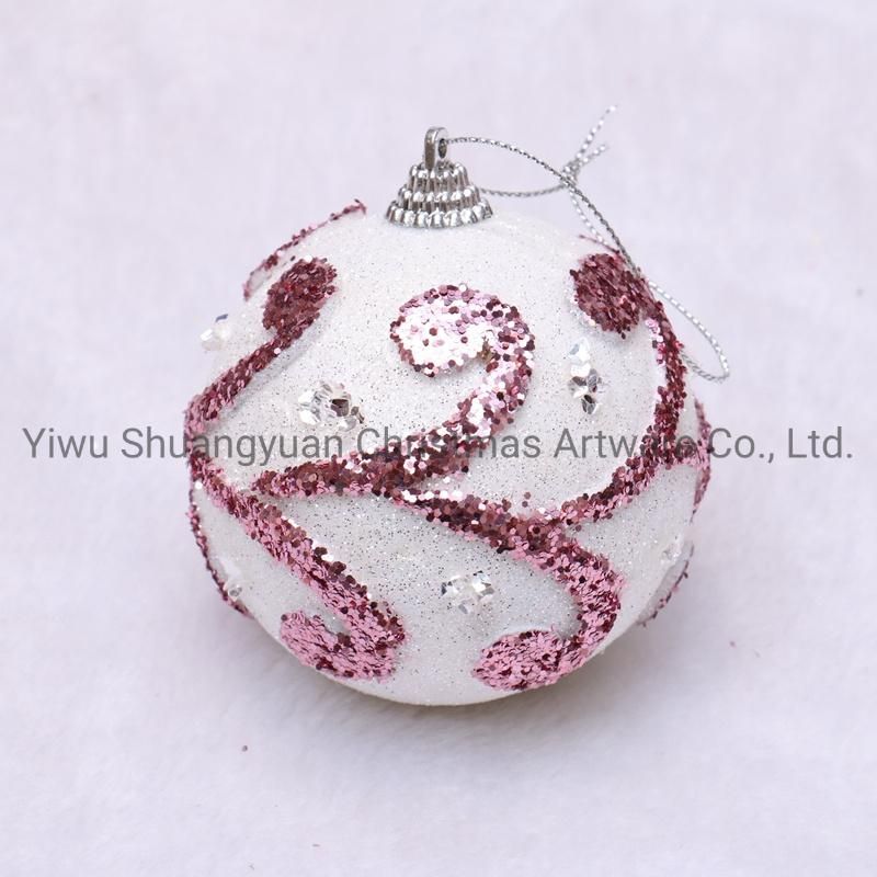 New Design High Sales Christmas Foam Flower Ball for Holiday Wedding Party Decoration Supplies Hook Ornament Craft Gifts