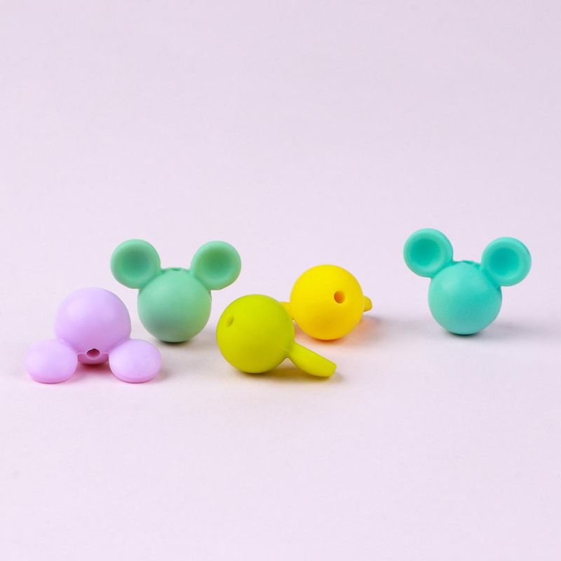 Mickey Cartoon Silicone Beads DIY Silicone Beads