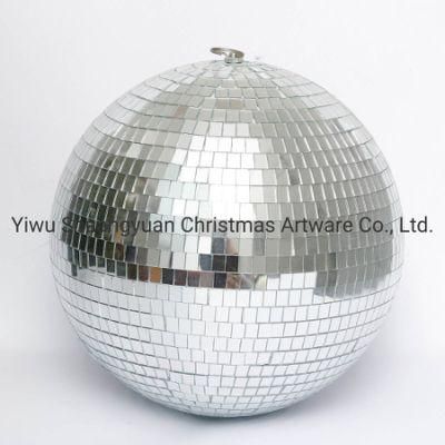 80cm Hotsale Silver Foam Mirror Ball Glass Mirror Disco Ball