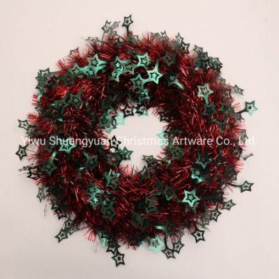 Christmas Ornaments Wreath PVC Pet Decorations