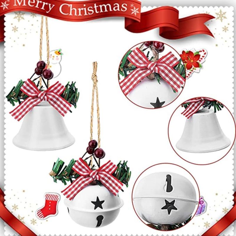 Christmas Jingle Bells Ornaments, Craft Christmas Tree Hanging Bell Pendant