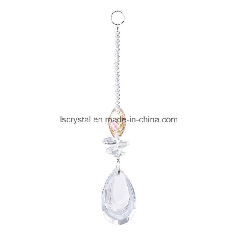 6 Different Design Crystal Suncatcher Prism Fengshui Ornament Chandelier Hanging Pendant Lighting Ball Wedding