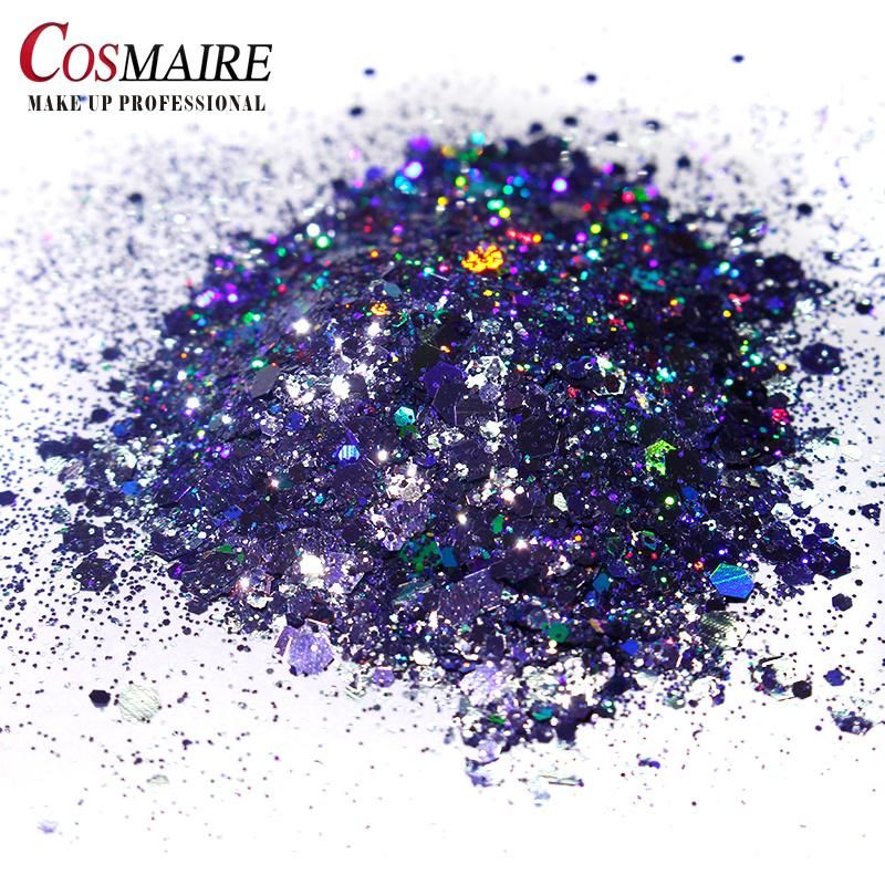 Cosmaire Holographic Glitter Fine Chunky Mix Glitter for Nails Body Resin Crafts Making