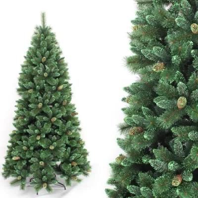 Xo2126m General Pine Needle with PVC Christmas Tree 180cm Decoration Artificial PVC Christmas Tree Party Home Indoor Outdoor