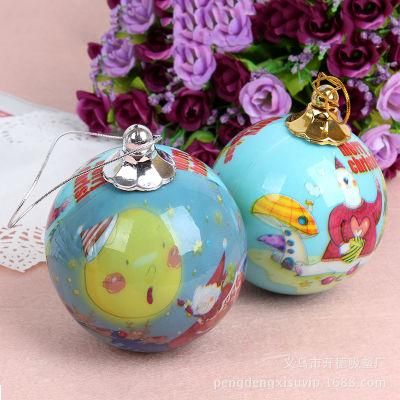 Christmas Tree Ornament Colorful Shiny Plastic Ball