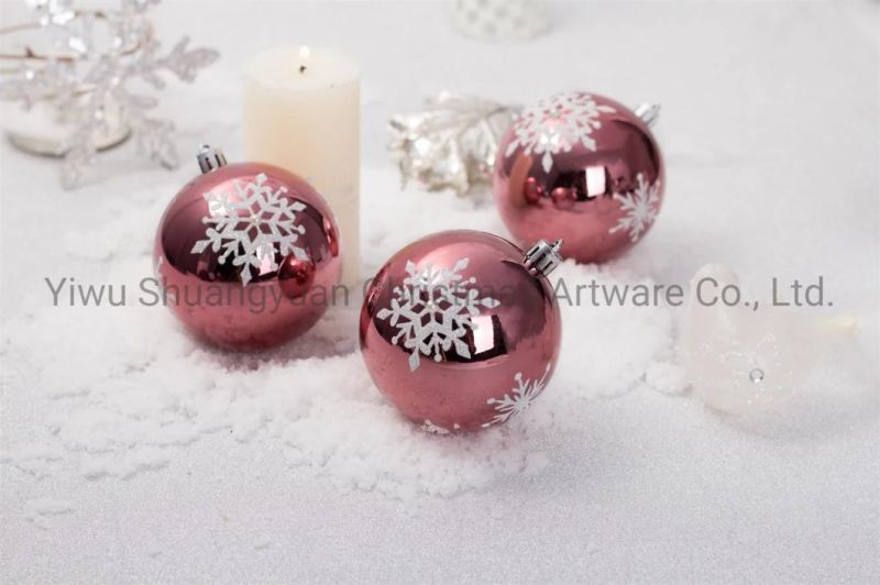 Artificial Christmas Hanging Balls for Holiday Wedding Party Decoration Supplies Hook Ornament Craft Gifts