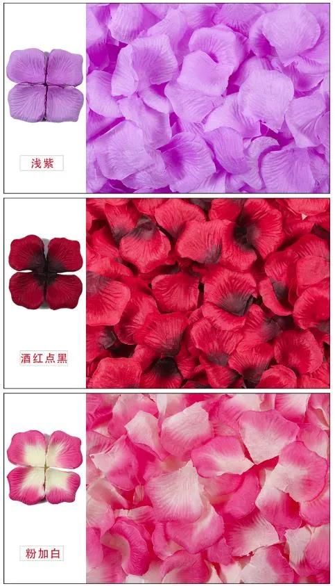 Wedding Decoration Wedding Supplies Non-Woven Fabric Wedding Supplies Simulation Artificial Flower Rose Petals Petals