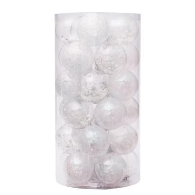 Luxury Big Glass Plastic Christmas Ornament Ball