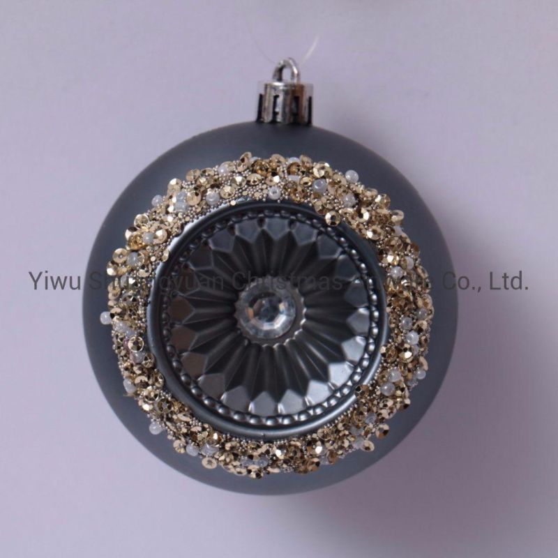 Hand Painted Christmas Ball Ornaments Plastic Ball