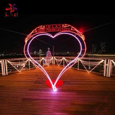 Outdoor Waterproof LED Structure Christmas Motif Lights for Outside Decorate
