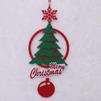 Wholesale Factory Sell 35.5*15cm Felt Material Tree Shape Ornaments