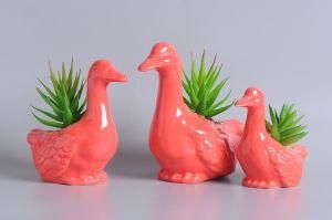 New Style Ceramic Animal with Plant