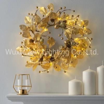 Decorated Wreath &amp; Gold