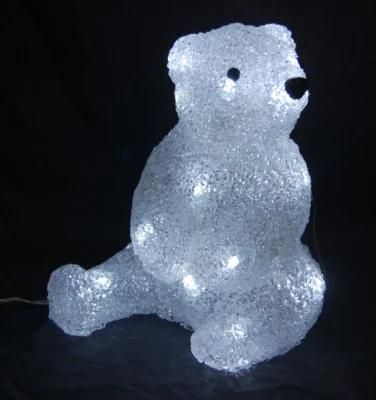 Acrylic Bear Light with LED (IL 1220)