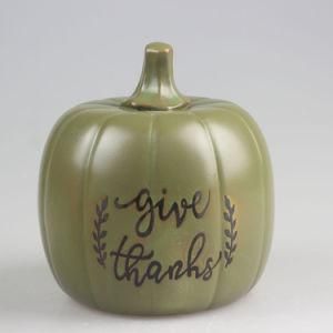 Ceramic Pumpkin Candy Jar