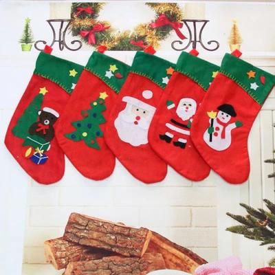 Kids′ Socks Christmas Present Santa Sock