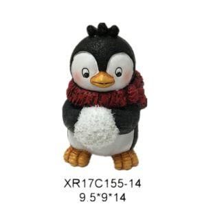 Factory Outlet Resin /Polyresin Craft Penguin Statue Christmas Gift