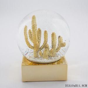 Prickly Pear Various Design 3D Handcraft Resin Souvenirs Snow Ball