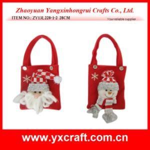 Christmas Decoration (ZY13L228-1-2 28CM) Christmas Packing Bag