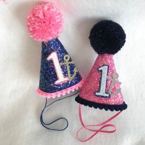 Sequins Birthday Party Hats Crown Baby Shower Decoration Gifts