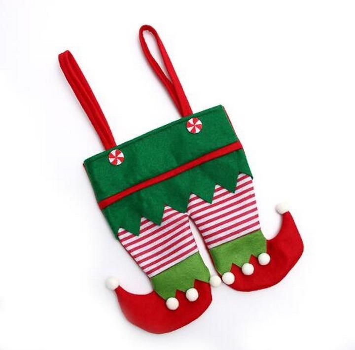 Christmas Elf Non-Woven Candy Gift Bag