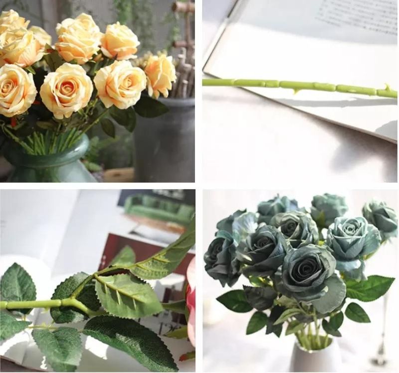 Artificial Roses Flowers Roses for Wedding and Party Decoration