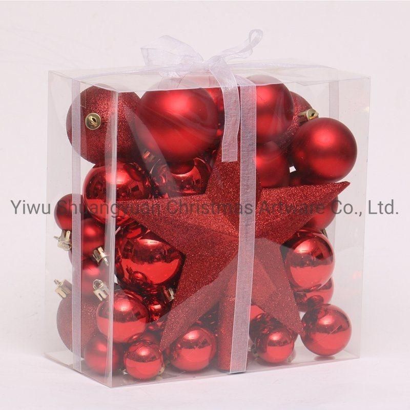 New Design High Sales Christmas Ball for Holiday Wedding Party Decoration Supplies Hook Ornament Craft