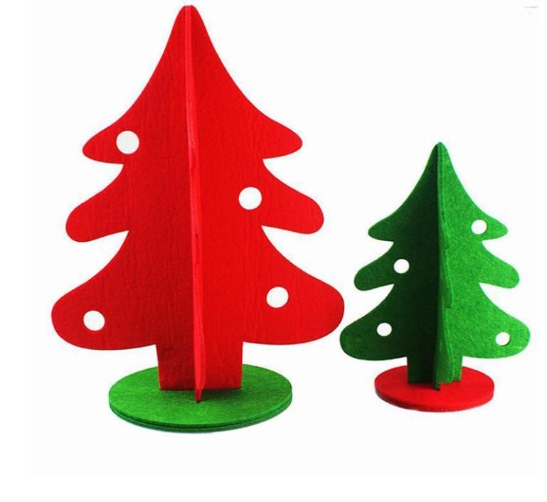 Christmas Decoration 3D Handmade Felt Home Christmas Decoration Craft Tree