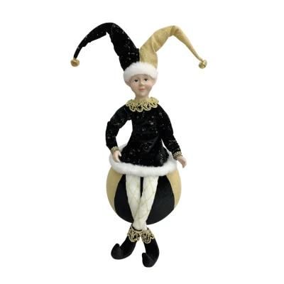 Newest Custom Xmas Plush Elves Christmas Doll on The Shelf Black Elf
