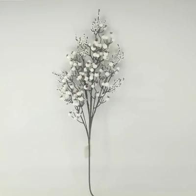 Wholesale Artificial Silk Simulation Rose Flower Picks for Christmas Decoration Xmas Ornament