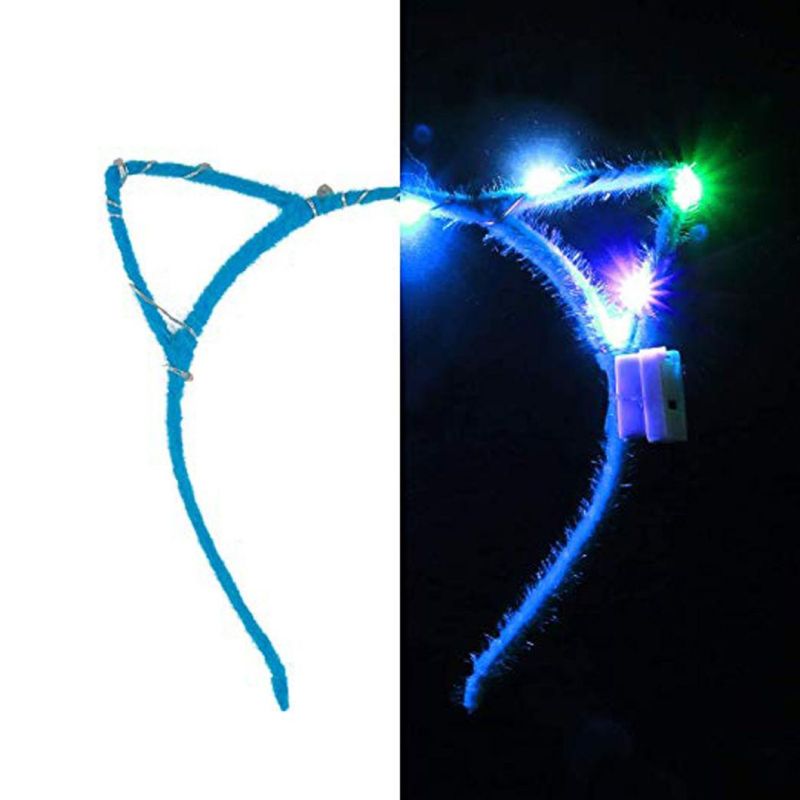 LED Rabbit Ears Hair Hoop LED Cat Ear Headband