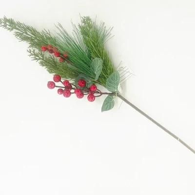 New Christmas Flowers Decoration Artificial Red Berries Branches