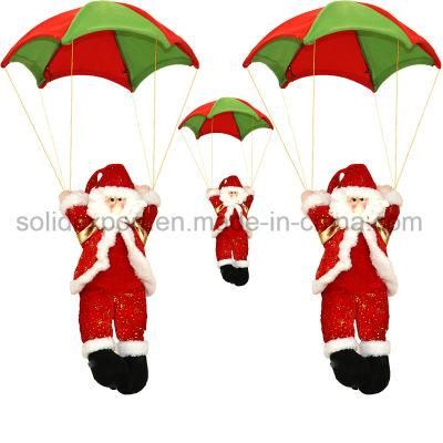 Father Christmas Parachute Christmas Decoration for Shopping Mall Home Kindergarten