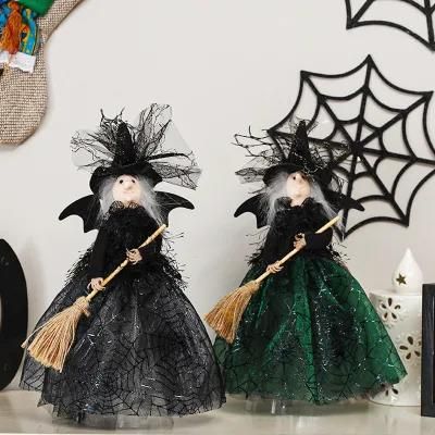 Halloween Decorations Ghost Festival Witch Doll Tree Top Star Desktop Decoration Doll Ornaments