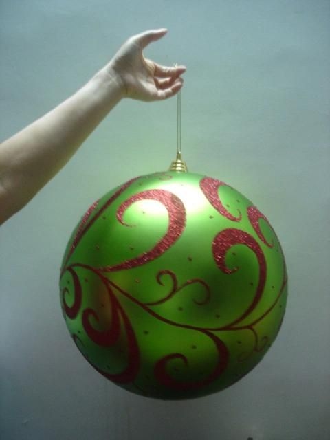 Christmas Ball with Pattern, Assorted Colors and Designs