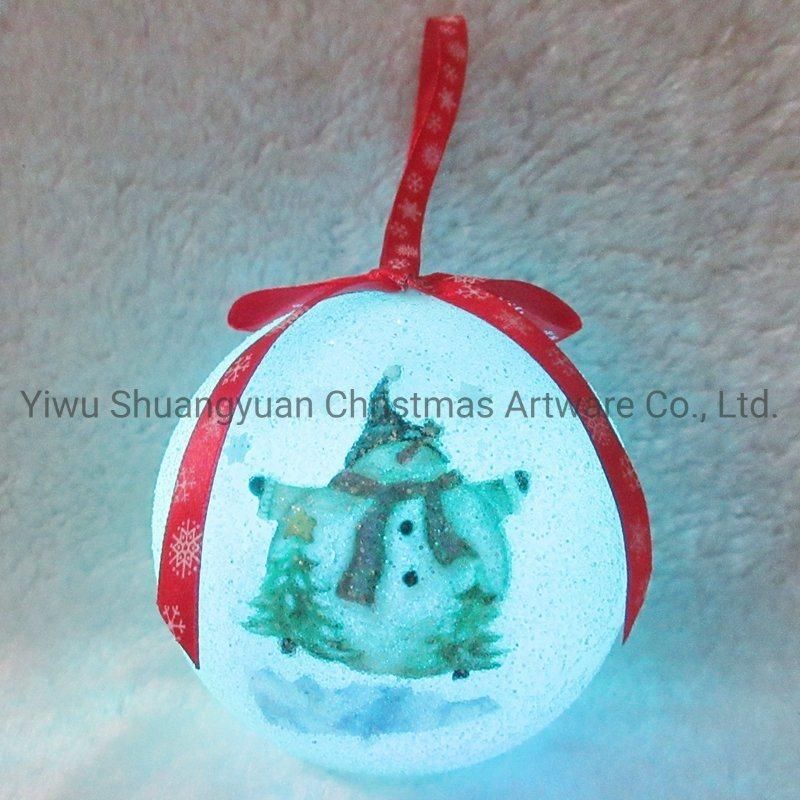 2021 New Design High Sales Christmas Paper Ball for Holiday Wedding Party Decoration Supplies Hook Ornament Craft Gifts