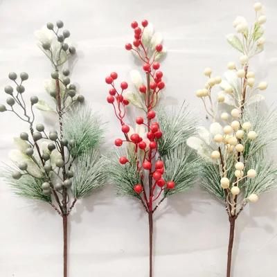 New Design Multicolor Artificial Simulation Christmas Flowers Home Decoration