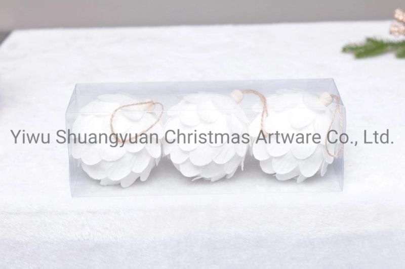 New Design High Sales Christmas Foam Flower Ball for Holiday Wedding Party Decoration Supplies Hook Ornament Craft Gifts