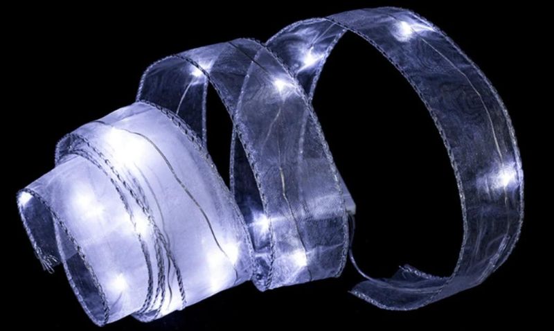 LED Ribbon Fairy String Night Lights for Holiday Party Decoration