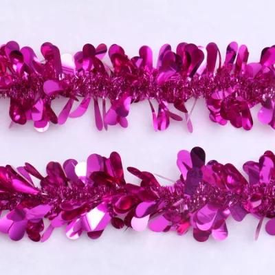 Bar Tops Ribbon Garland Christmas Tree Ornaments Green Tree Cane Tinsel Party Supplies