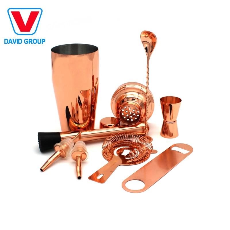 2021 High Quality Custom Bar Table Tool Set Cocktail Shaker Set Bartending