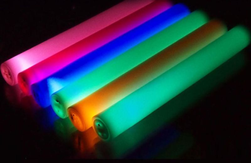Foam Glow Stick Light up LED Flashing Foam Stick