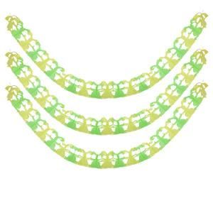 Umiss Paper Bunting Banner Rabbit Shape Paper Garland for Easter Party