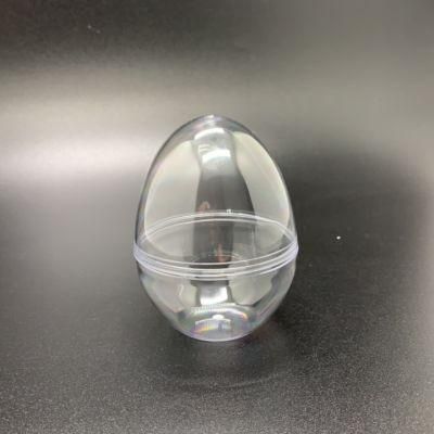Factory Sale Party Supplier 50*80mm Clear Stand Egg for Crafts Packaging