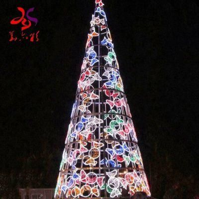 10 Meter Metal Frame Artificial Giant Christmas Tree Ornament Decoration
