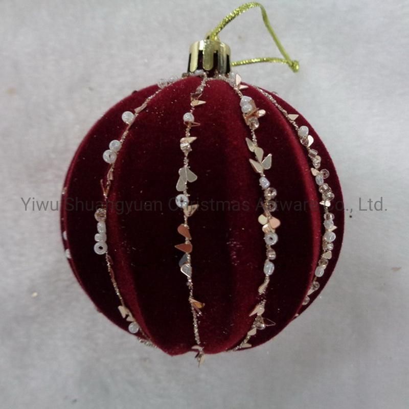 Artificial Christmas Plastic Balls for Holiday Wedding Party Decoration Supplies Hook Ornament Craft Gifts