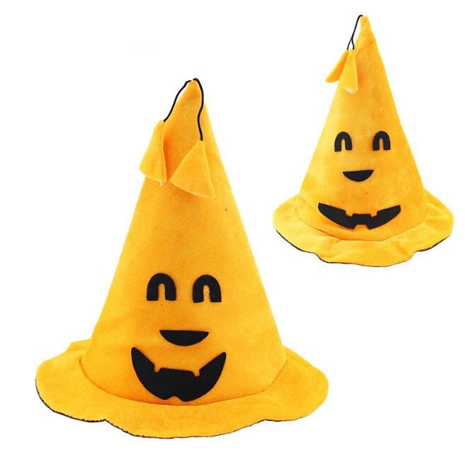 Cheap Kids Halloween Custom Design Gift Funny Soft Pumpkin Halloween Hat